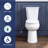Round Bowl 18.9"H Chair Height Two-Piece Toilet, 1.28 GPF Single Flush, Soft-Close Seat, MaP 1000g