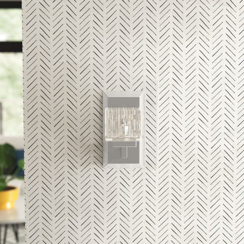 Bechard Steel LED Armed Sconce, Yes, Brushed Nickel