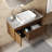 36" Single Floating Bathroom Vanities with Sink, Solid Wood Texture