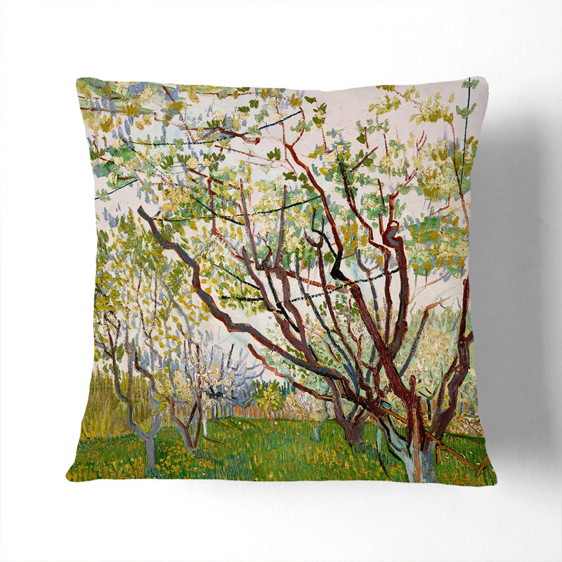 Flowering Orchard Scatter Cushion, 55cm H x 55cm W x 20cm D