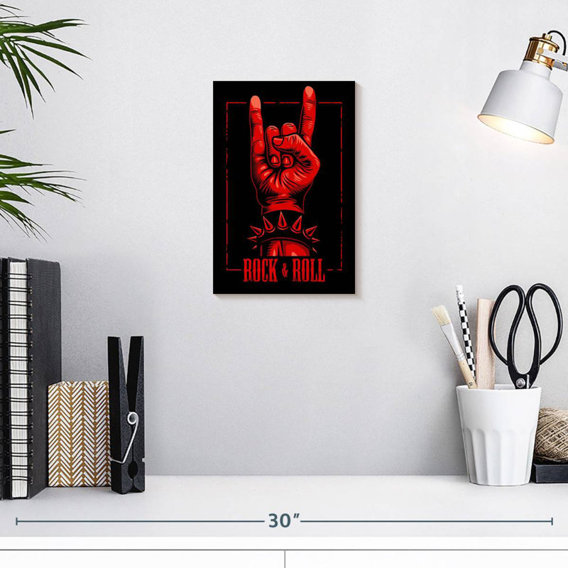 Abarca Red Rock N Roll, 12" H x 8" W
