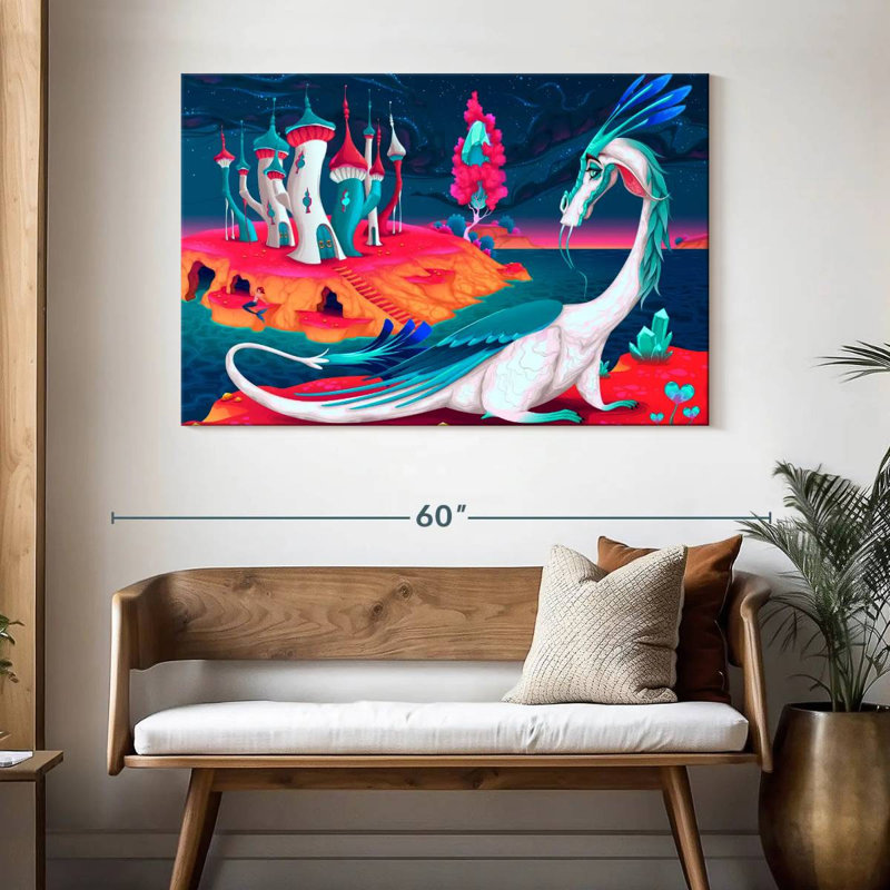 Dragon, 32" H x 48" W