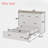 Multi-functional Foldable Murphy Bed  With Charging Station And 1 Large Storage Drawer-293981330-293981331