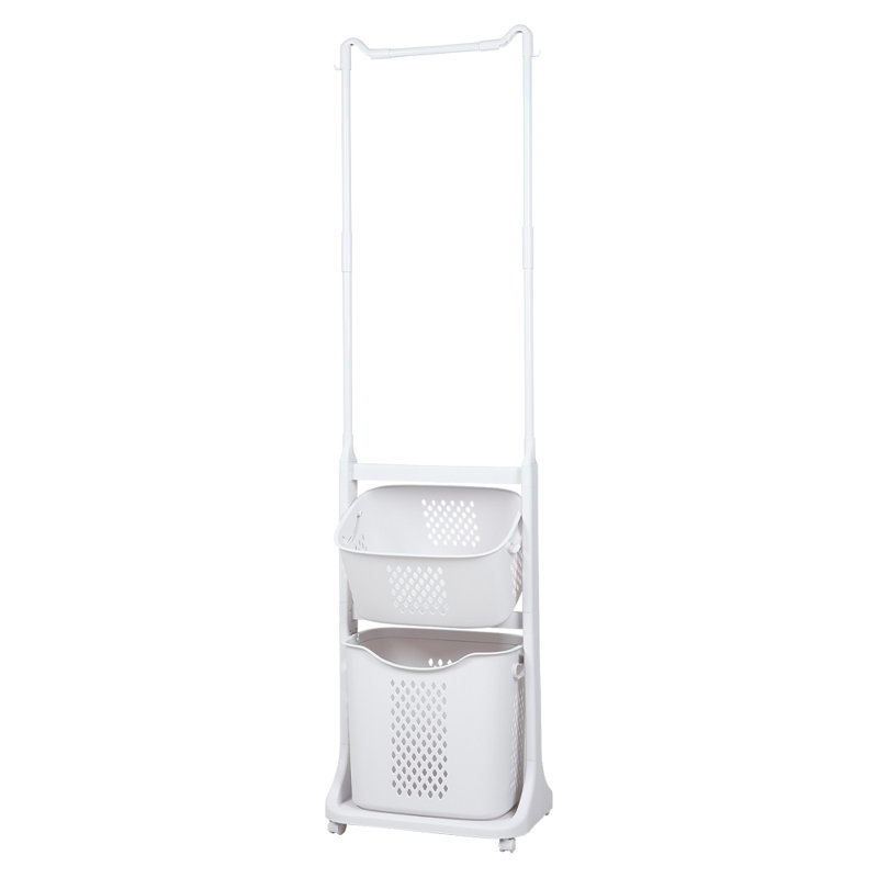 Plastic Laundry Basket with Handles