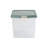 Wham Clip 21.5L Rectangular Plastic Storage Boxes with Secure Clip Lock Lids. L:39 x W:29 x H:25.5cm Clear/Stone/Slate Grey-1441608982