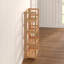 115 cm H x 54 cm W Solid Wood Etagere Bookcase