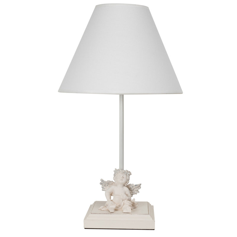 Lampe de table blanche 16,5 po