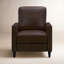 Fauteuil inclinable en cuir fleur -794914791