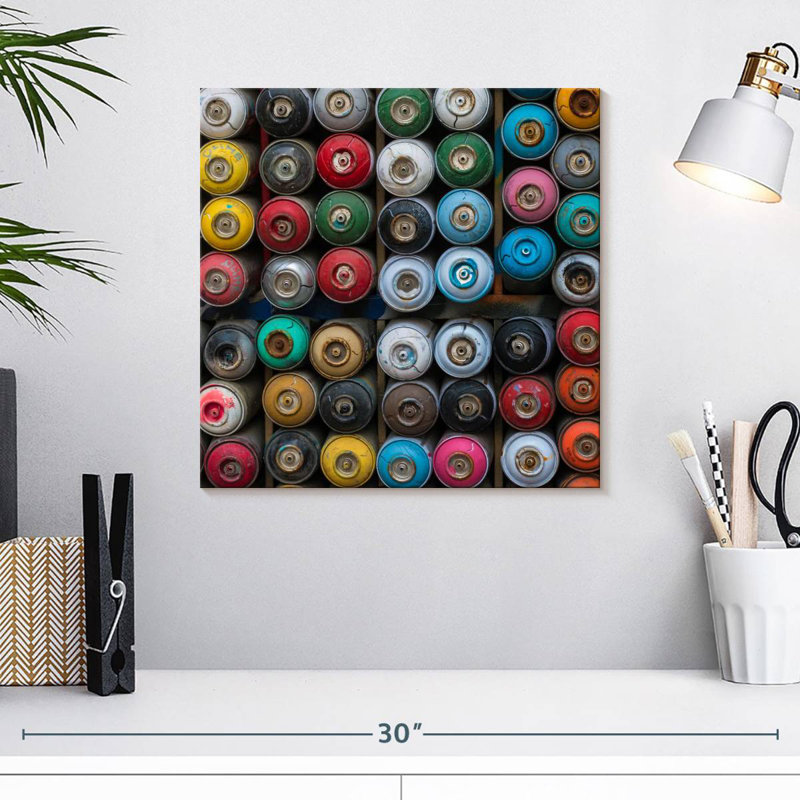 Senne Spray Paints, 16" H x 16" W