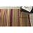 Basler Kilim Hand Woven Wool/Cotton Striped Rug in Brown/Green/Beige-16564100