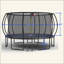 Trampoline 14 pi avec cadre galvanisé à haute trempette, pour un rebond et une sécurité ultimes