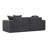 Cherylee Chenille Basketweave Modular Loveseat-113005413