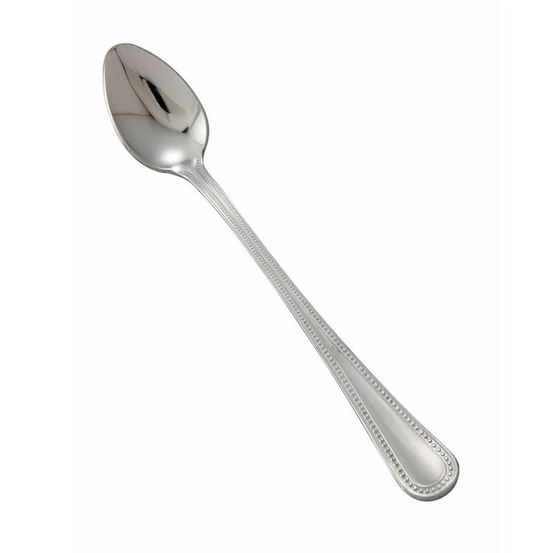 Pearl Stainless-Steel Iced Tea Spoon, Extra Heavyweight, 8" (12 Pack)