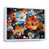 White Floater Framed