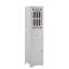 Armoire de rangement séparée pour la salle de bain avec tiroirs, porte en acrylique