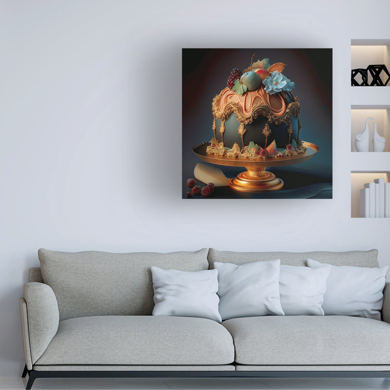 Art sur toile Sasha Delphine's Bakery IV, H 14 po x l 14 po
