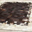 Tapis géométrique en cuir tissé à la main Fazeley Studio-24830957