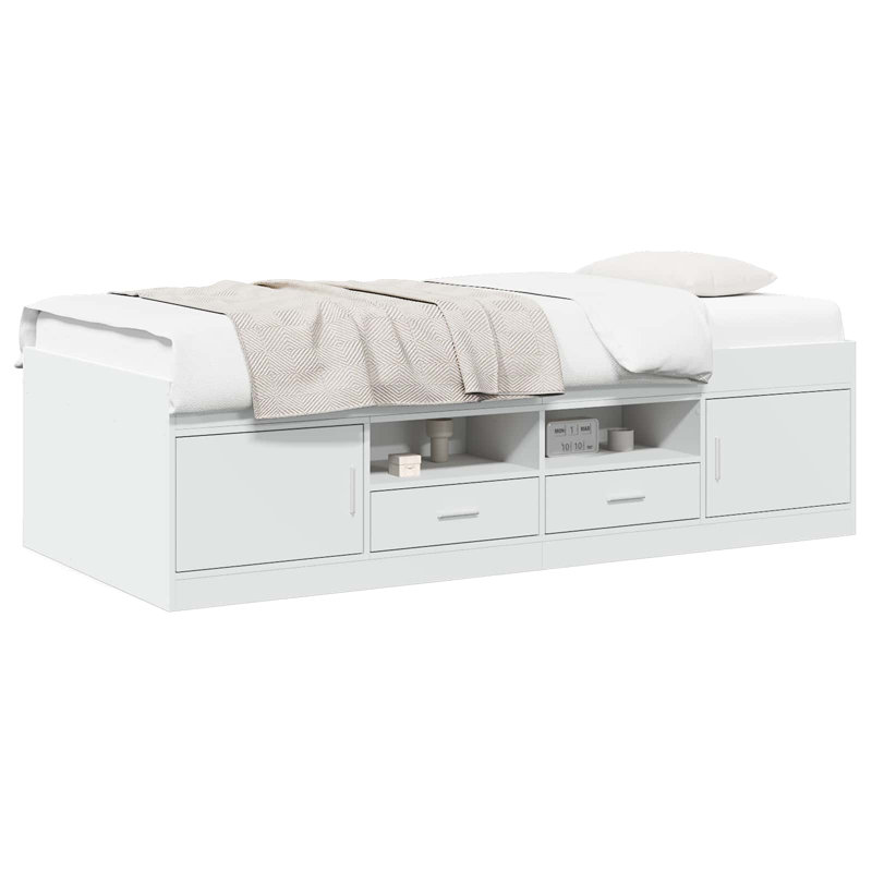 Bed Frame, White