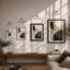 Interlocking Forms Minimalist - Framed Print-1920835208-1920835210