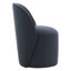 Chaise d'appoint rembourrée avec roulettes Lola (ensemble de 2)-121011813