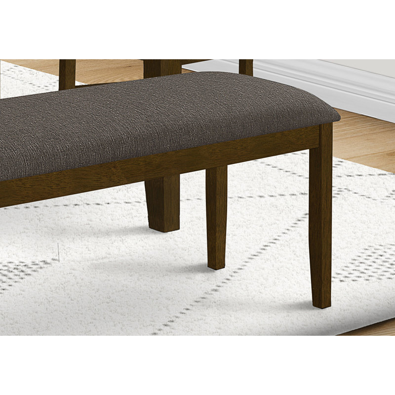 Banc rectangulaire, banc rembourré, banc de cuisine