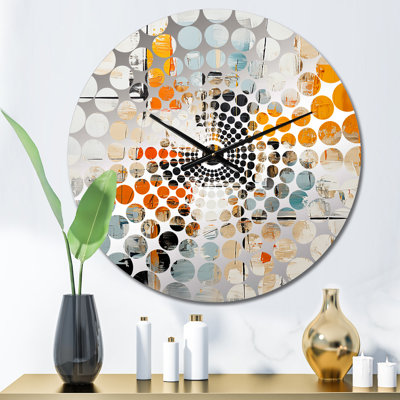 Machell - Horloge murale peinture abstraite