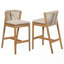 Tabouret d'extérieur en bois