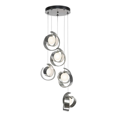 Luminaire suspendu géométrique à 5 lumières Riza