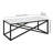 Calix 46'''' 46" Faux Marble And Steel Coffee Table-867813247