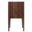 Corbin l 36 po x P 18 po x H 33 po. Base de meuble-lavabo autoportant moderne à 1 tiroir seulement (lavabo non inclus), noyer-120328030