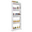 Huggard 54cm W Plastic Shelving Unit with Wheels