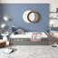 Lit plateforme simple en bois massif-1351468621