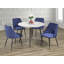 Fauteuil d'appoint en velours-2089063925
