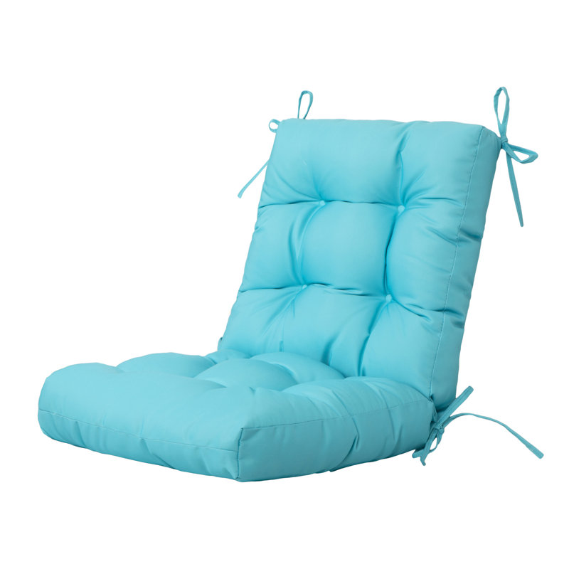 Coussins d'extérieur coussins de dossier en osier pour coussins de patio, Bleu ciel