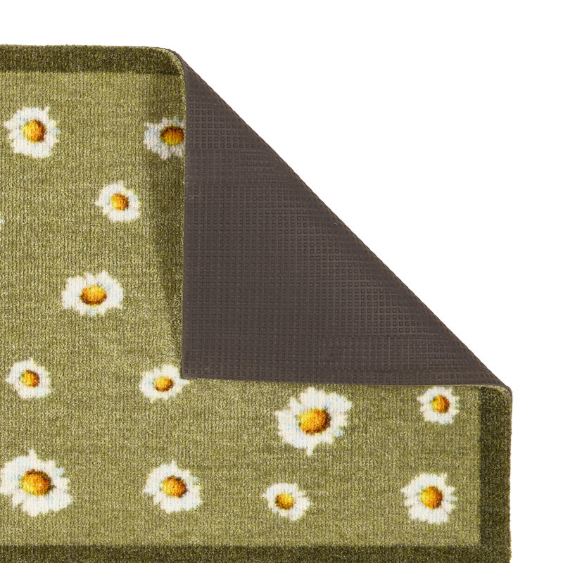 Non-Slip Daisy Cow Indoor Doormat, 50cm W x 150cm L