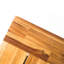 Banc de salle à manger en bois d'acacia, banc de patio sans dossier