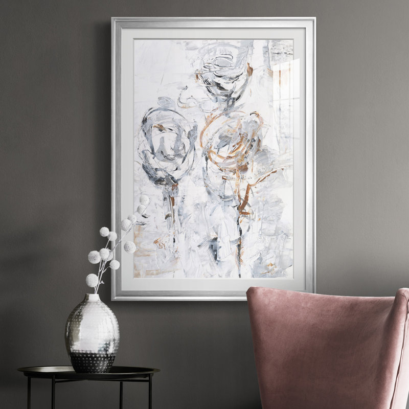 Printemps fleurs sauvages I - reproduction de cadre photo, Chrome, H 30,5 po x l 22,5 po x P 1 po
