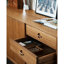 Buffet en teck de style simple et rétro-129019554