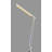 Aiza 61.5'' Silver LED Task Floor Lamp