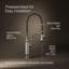Kohler Tournant® Single Handle Semi-Professional Pre-Rinse Kitchen Faucet with Three-Function Pull Down Sprayer-20943145