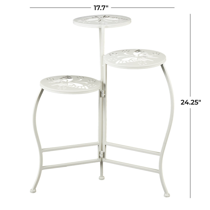 Jenkinson Plant Stand, White