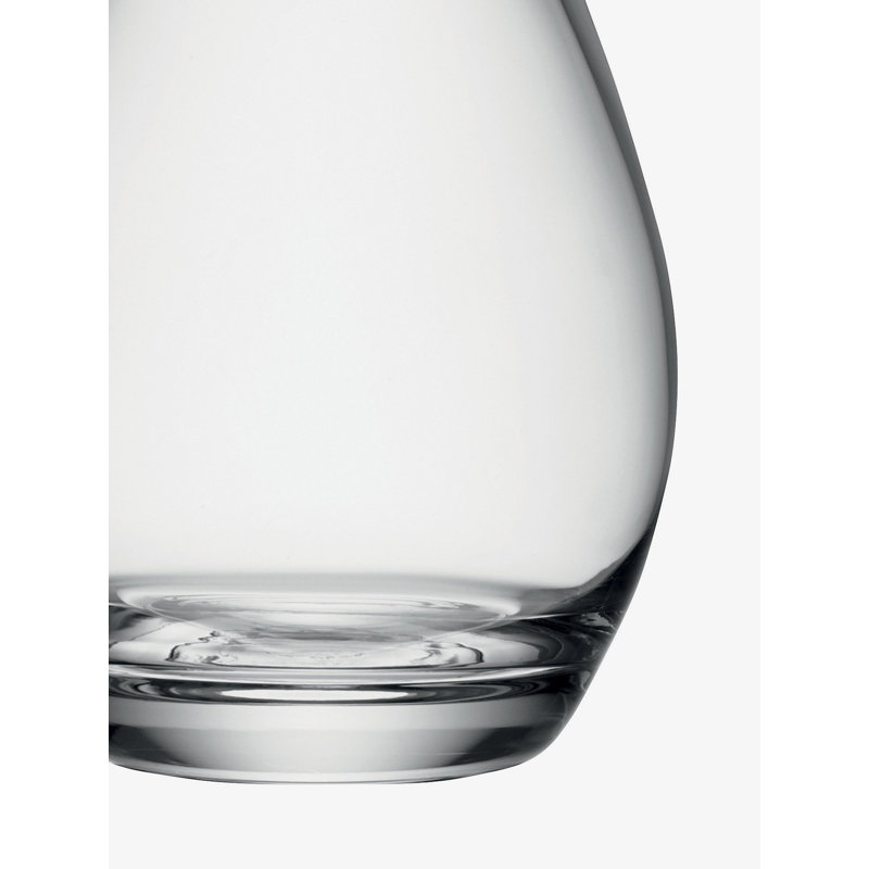 Handmade Glass Table Vase, 12.598" H x 7.4803" W x 7.4803" D