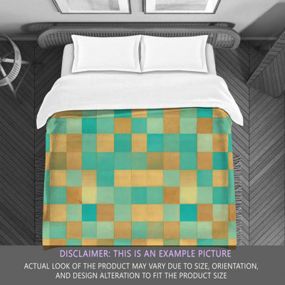 Édredon à carreaux