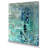 Blue Meets Turquoise Abstract Art - Wrapped Canvas Print