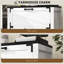 Classeur vertical 2 tiroirs pour bureau personnel, blanc