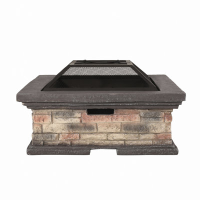 Mgo 29” Square Wood Burning Fire Pit