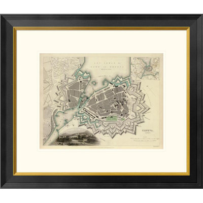 Geneva Switzerland 1841 Framed Graphic Art
