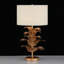 60cm Metal Table Lamp with Linen Shade-1500461245