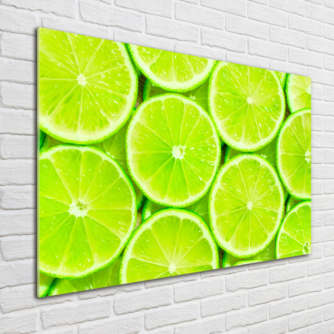 Glasbild Limes