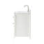 Meuble-lavabo de salle de bain en bois 36 pouces avec alimentation US - blanc-1125016251